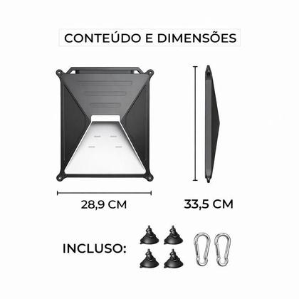 Imagem de Case de Silicone para Montagem Veicular com Ventosa para Fixação da Antena StarlinkMini