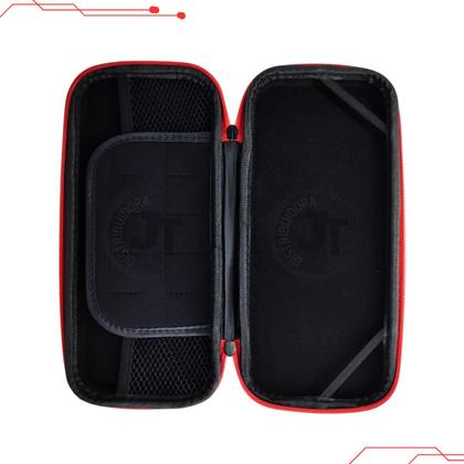 Imagem de Case Dura P/ Switch OLED Estojo Bolsa Capa Protetora Console Compatível Videogame Nintendo Capinha