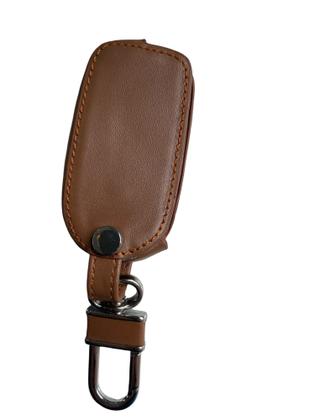 Imagem de Case E Chaveiro Para Chave Canivete 3 Botões Novo Fusca