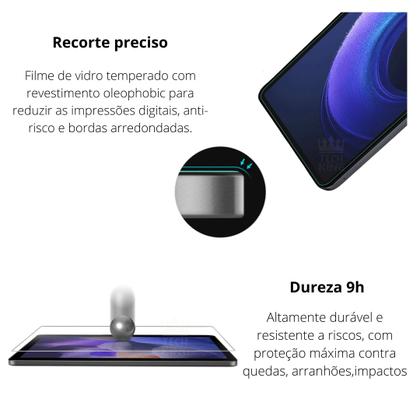 Imagem de Case Encaixe Perfeito Para Xiaomi Pad 6 + Vidro Temperado 9h