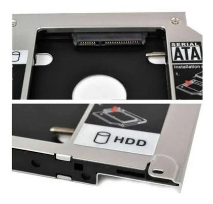 Imagem de Case Gaveta Para Segundo 2 Hd Ssd 9,5m No Dvd  Dell Asus Hp