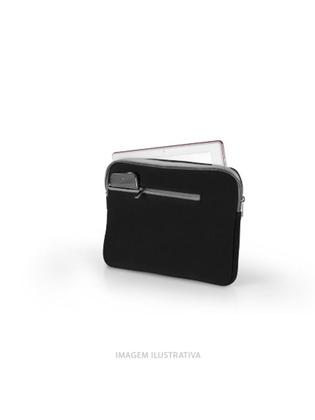 Imagem de Case Neoprene Para Notebook Até 15,6 Polegadas Preto E Cinza Bo400