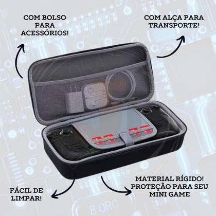 Imagem de Case Para Steam Deck Bolsa Rígida Capa Dura Proteção Game
