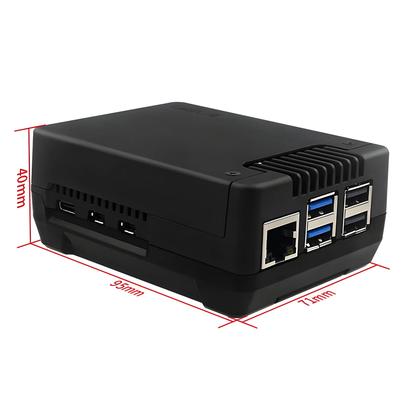 Imagem de Case Raspberry Pi 5 M.2 NVME Argon NEO 5 Com Cooler Ativo E Ventoinha PWM Para SSD