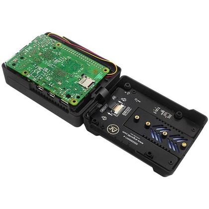 Imagem de Case Raspberry Pi 5 M.2 NVME Argon NEO 5 Com Cooler Ativo E Ventoinha PWM Para SSD