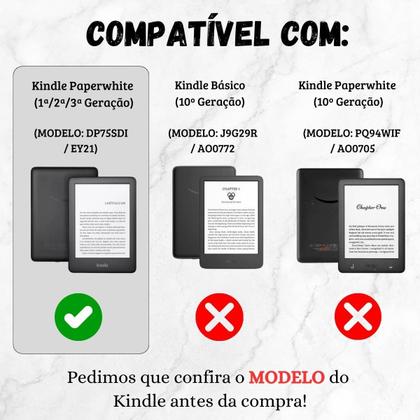 Imagem de Case Smart Acrílico Premium Para Kindle Paperwhite 7 Dp75Sdi