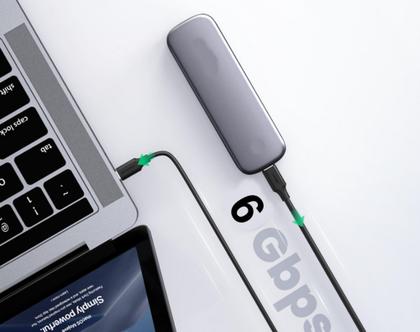 Imagem de Case Ssd M2 6gbps Sata Ngff Pra Usb 3.1 Pcie Gen2 10gbps