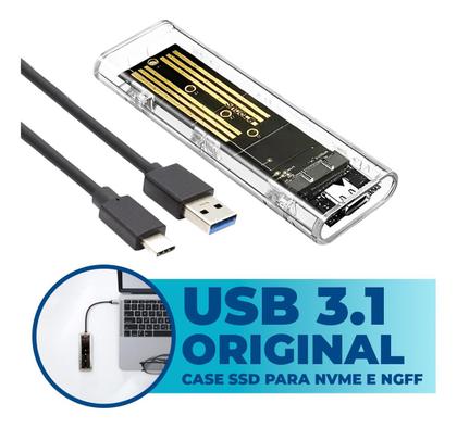 Imagem de Case Ssd M2/nvme Tipo-c Usb 3.1 Fy-879 nvt