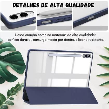 Imagem de Case Suporte Caneta Acrílico Para Galaxy S10+ 12.4 X825 X820