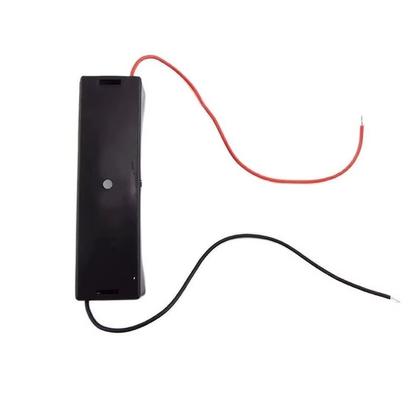 Imagem de Case Suporte Porta Pilha Bateria 18650 3.7V com Fios para Solda  Ideal para Projetos Arduino e DIY