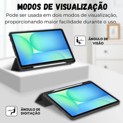 Case Tpu Suporte De Caneta Para Galaxy S10 Fe 10.9 X520 X526