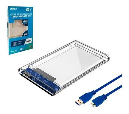 Imagem de Case Transparente para HD Sata 2.5" USB 3.0 - FY