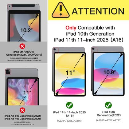 Imagem de Case ZTOTopCases para iPad 11ª geração de 11 polegadas e 10ª geração de 10,9 polegadas