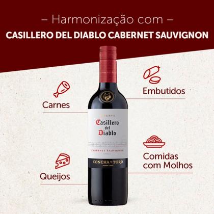 Imagem de Casillero Del Diablo Cabernet Sauvignon Kit 6 Unidades 375ml