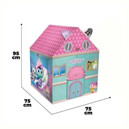 Imagem de Casinha A Casa Mágica Da Gabby Tenda Rosa Infantil Para Crianças Cabaninha Para Meninas - Líder Brinquedos