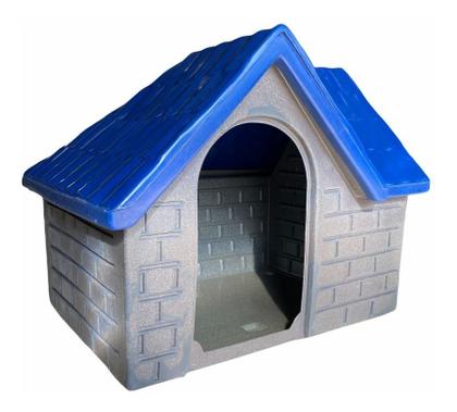 Imagem de Casinha Casa Plástica Cachorro Médio Porte Bangalo Número 4 Com Colchão
