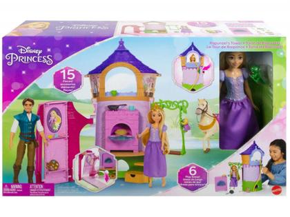 Imagem de Casinha de Boneca Disney Princesa  - Torre da Rapunzel Mattel 31,75cm