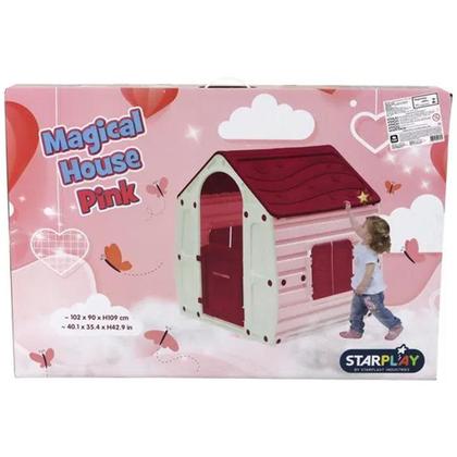 Imagem de Casinha de Brinquedo Bel Brink Magical House Rosa 560010