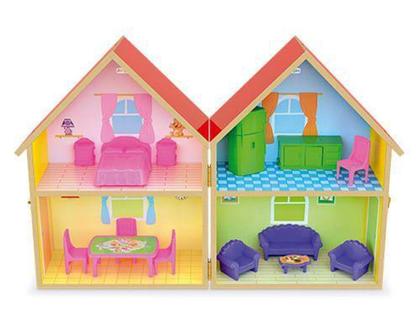 Imagem de Casinha de Madeira Infantil - Yellow House - Junges