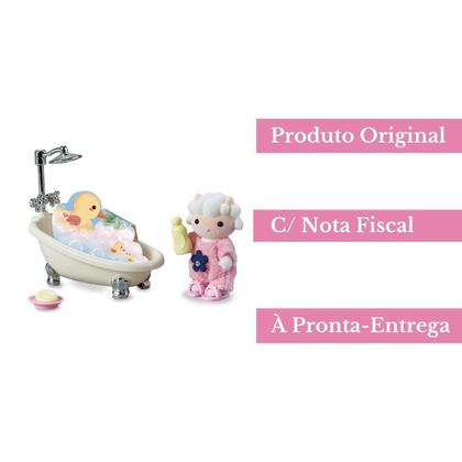 Imagem de Casinha Feliz - Banheira - Tipo Sylvanian Family Infantil P/ Colecionar - Zoop