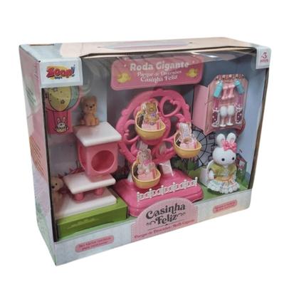 Casinha Feliz Conjunto Parquinho Roda Gigante ZP01358 - Zoop Toys