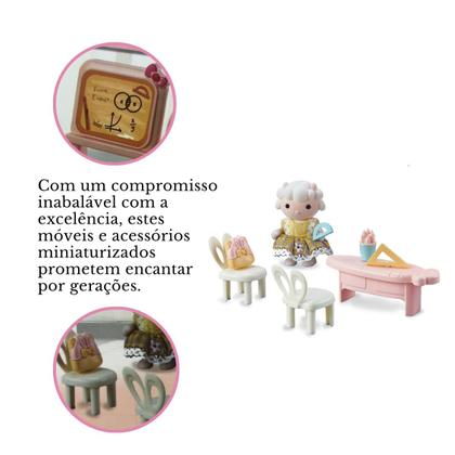 Imagem de Casinha Feliz - Sala de Estudo C/ Lousa - Estilo Sylvanian Family Colecionar Original - Zoop