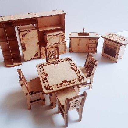 Imagem de Casinha Para Boneca Polly Lol Com Varanda 43 Cm Com Móveis