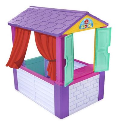 Imagem de Casinha Para Brincar Menina Mi Casita Rosa Maral Rosa-chiclete