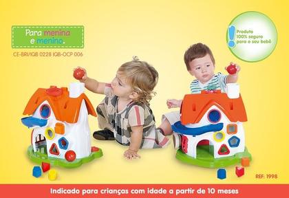 Imagem de Casinha Pedagógica Educativa Com Atividades - Cotiplás