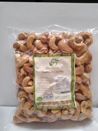 Imagem de Castanha de caju, com sal, com 500g (embaladas á vácuo).