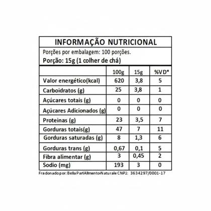 Imagem de Castanha de Caju em Pedaço/Bandas Com Sal 1Kg - BellaPeri