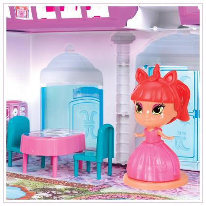 Imagem de Castelo Brinquedo Infantil Criança Princesas Boneca Rosa Menina  