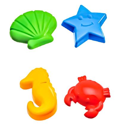 Imagem de Castelo De Praia Beach Play Kit 9 Peças Para Brincar Areia - Usual Brinquedos