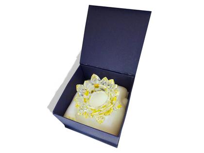 Imagem de Castiçal de Vidro - Flor de Lotus