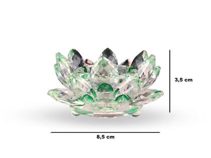Imagem de Castiçal de Vidro - Flor de Lotus