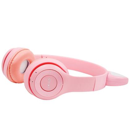 Imagem de Cat Fone Bluethooth Make Brinq - Rosa - Polibrinq