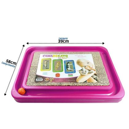 Imagem de Cat Relax Furacao Pet Grande Rosa G