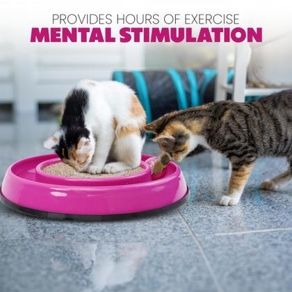 Imagem de Cat Scratcher Toy SPOT Rockin' LED Ball 13 cm Pad Catnip