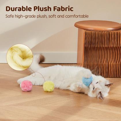 Imagem de Cat Toys Potaroma Chirping Balls com SilverVine Catnip, pacote com 3