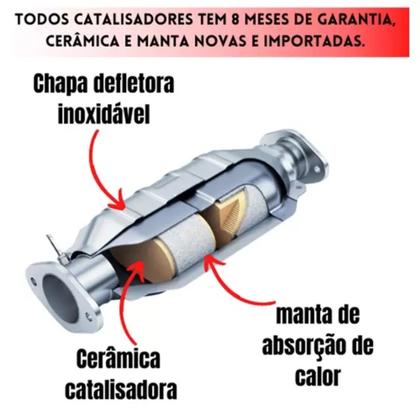 Imagem de Catalisador Corsa Classic 1.0 8v G1 2005 2006 2007 2008 2009 2010 2011 2012 2013 2014