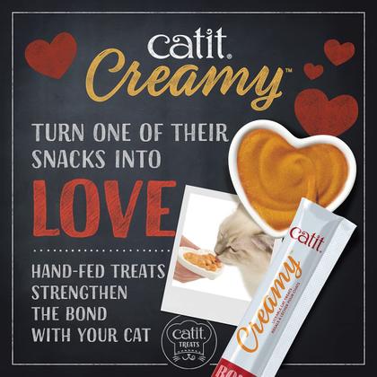 Catit Creamy Lickable Cat Treat - Pacote com 50 Unidades (15ml cada) Imagem de Catit Creamy Lickable Cat Treat - Pacote com 50 Unidades (15ml cada)