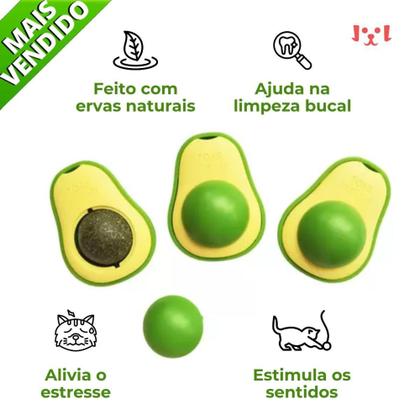 Imagem de Catnip Abacate Avocado Brinquedo Gato Mais Vendido  Original - Napi