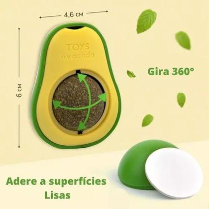 Imagem de Catnip Abacate Brinquedo Interativo para Gato