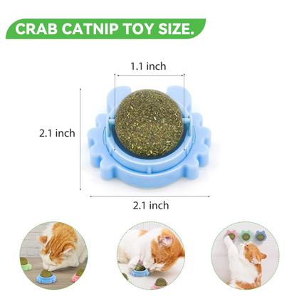 Imagem de Catnip Balls Toy Aucenix para limpeza de dentes que lambem gatos