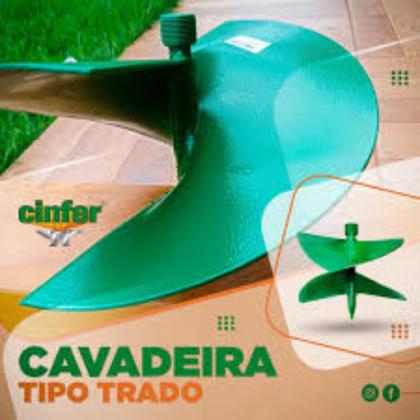 Imagem de Cavadeira Trado Broca Espiral 12 Polegadas 30cm Cinfer