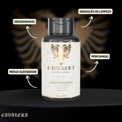 Imagem de Cavalera Talco Multiuso Bay Rum 100g