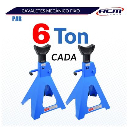 Imagem de Cavalete 6Ton fixo O PAR CM06 ACM TOOLS