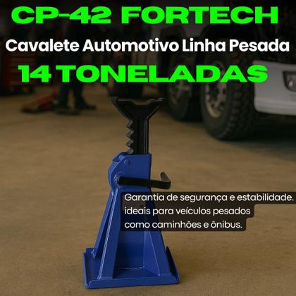 Imagem de Cavalete automotivo linha pesada 14 Ton CP - 42 FORTECH