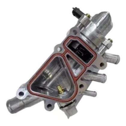 Imagem de Cavalete d agua valvula termostática fiesta 1.0 8v / ecosport 1.6 8v zetec flex 2005 a 2014