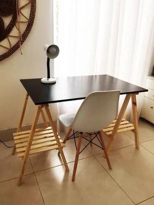 Imagem de Cavalete madeira para Mesa Atelie Apoio tampo Com Estrado